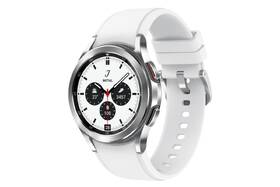 Chytré hodinky Samsung Galaxy Watch4 Classic 42mm - ZÁNOVNÍ - 12 měsíců záruka stříbrné

 obrázek produktu 1 z 4