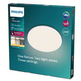 Stropní svítidlo Philips Ozziet CL570, Slim, 22W, teplá bílá bílé

 obrázek produktu 2 z 2