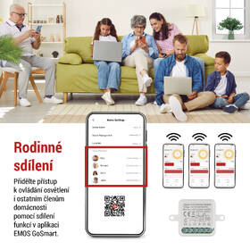 Modul EMOS GoSmart stmívací IP-2112DZ, ZigBee, 2-kanálový 

 obrázek produktu 11 z 19