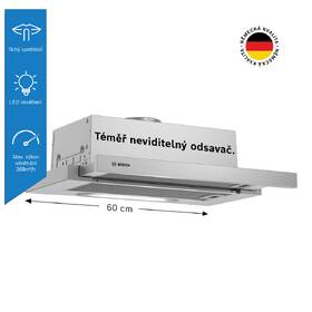 Odsavač par Bosch DFT63AC50 stříbrný

 obrázek produktu 2 z 9