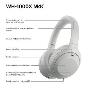 Sluchátka Sony WH-1000XM4C stříbrná

 obrázek produktu 16 z 18