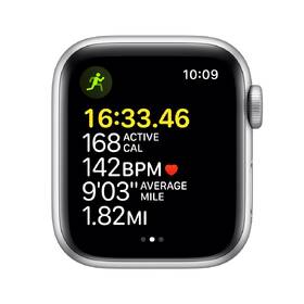 Chytré hodinky Apple GPS, 44mm pouzdro ze střírbného hliníku - hlubokomořsky modrý sportovní řemínek 

 obrázek produktu 2 z 5