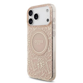 Kryt na mobil Guess IML Flowers Allover Strap MagSafe na Apple iPhone 17 Pro Max růžový

 obrázek produktu 1 z 7