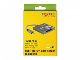 Čtečka paměťových karet DeLock USB-C/XQD 2.0 

 obrázek produktu 2 z 2