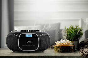 Radiomagnetofon s CD JVC RC-E451B černá barva
