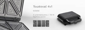 Sendvičovač Concept SV3055 4 v 1 
