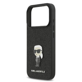 Kryt na mobil Karl Lagerfeld Fixed Glitter Metal Ikonik na Apple iPhone 17 Pro černý

 obrázek produktu 5 z 7