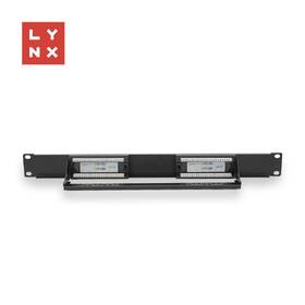 Držák Lynx 19" patch panel 12port, UTP Cat5e, 50µ, nestíněný černý

 obrázek produktu 1 z 1