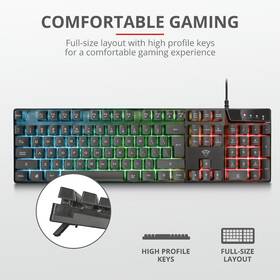 Klávesnice Trust GXT 835 Azor Illuminated CZ/SK černá

 obrázek produktu 7 z 11