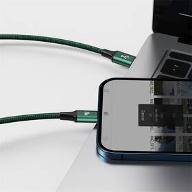 Kabel Baseus Rapid Series 3v1 USB-C (Micro USB/Lightning/USB-C) PD 20W 1,5m zelený

 obrázek produktu 6 z 10