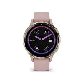 Chytré hodinky Garmin Venu 3S - Cream Gold / Dust Rose Silicone Band 

 obrázek produktu 3 z 3