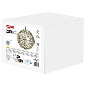 LED dekorace EMOS svítící koule, 200LED, IP44, teplá bílá 

 obrázek produktu 1 z 1