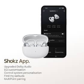 Sluchátka Shokz OpenDots 2, Bluetooth šedá

 obrázek produktu 6 z 8
