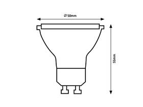 Žárovka LED Rabalux GU10, 5W, 4 000 K 

 obrázek produktu 2 z 2
