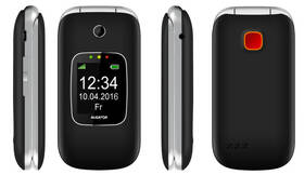 Mobilní telefon Aligator V650 Senior černá barva
