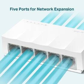 Switch TP-Link LS1005 bílý

 obrázek produktu 3 z 5