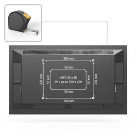 Držák TV Hama NEXT Light, pevný, pro úhlopříčky 19" až 37", nosnost 25 kg bílý

 obrázek produktu 6 z 7