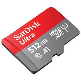 Paměťová karta SanDisk Ultra microSDXC 512GB (140R) A1 Class 10 UHS-I + SD adaptér 
