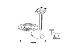 LED pásek Rabalux Ansoo 77016, solární 

 obrázek produktu 3 z 3