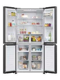 Americká lednice Haier HCR3818ENPT černá barva
