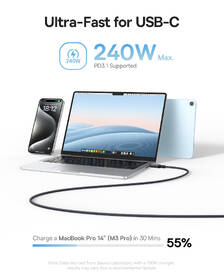 Kabel Baseus PicoGo magnetic USB-C/USB-C 1m 240W černý

 obrázek produktu 6 z 9