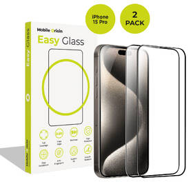 Tvrzené sklo Mobile Origin EasyGlass na Apple iPhone 15 Pro (2 ks) 

 obrázek produktu 8 z 8