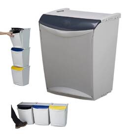 Odpadkový koš na tříděný odpad Denox 24300.790, 25 l šedý

 obrázek produktu 1 z 5