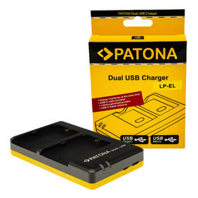 Nabíječka PATONA Dual Quick Canon LP-EL pro blesk Canon EL-1 černá/žlutá

 obrázek produktu 1 z 4