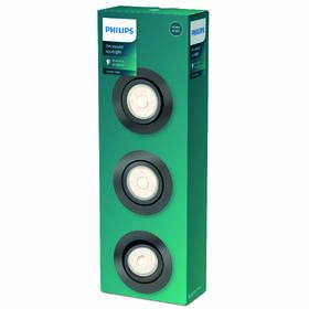 Vestavné svítidlo Philips Donegal, kruh, GU10, 3 ks šedé

 obrázek produktu 4 z 4