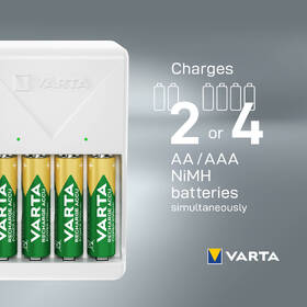 Nabíječka Varta Plug Charger + 4 AA 2100 mAh 

 obrázek produktu 11 z 14