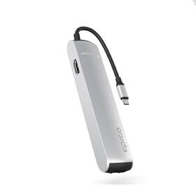 USB Hub Epico 6in1 Slim 8K USB-C/1× USB-C, HDMI, 3× USB 3.0 stříbrný

 obrázek produktu 1 z 5