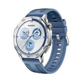 Chytré hodinky Huawei Watch GT 5 46 mm - Silver + Blue Woven Strap 

 obrázek produktu 1 z 6