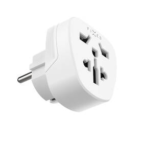 Cestovní adaptér FIXED pro UK, US, AUS do EU zásuvek bílý

 obrázek produktu 1 z 5