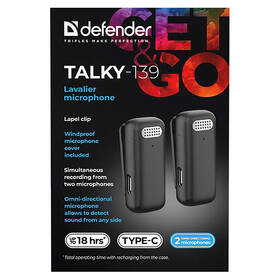 Mikrofon Defender Lavalier TALKY-139 černý

 obrázek produktu 4 z 5
