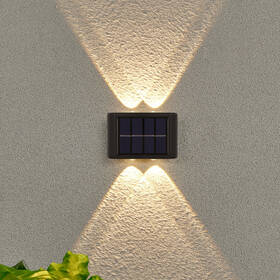 Nástěnné svítidlo Solight WL917, solární, WW + CW černé

 obrázek produktu 4 z 5