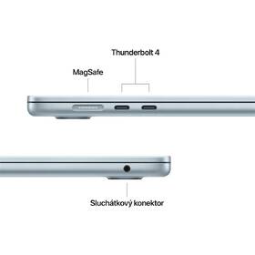 Notebook Apple 15" M5 10× CPU 10× GPU, 16 GB, 512 GB - blankytně modrý CZ 

 obrázek produktu 5 z 8