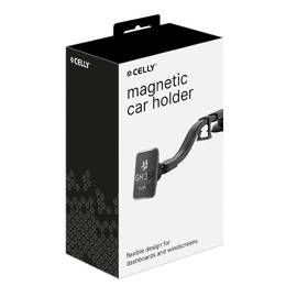 Držák na mobil Celly s přísavkou a ramenem, magnetický černý

 obrázek produktu 4 z 4