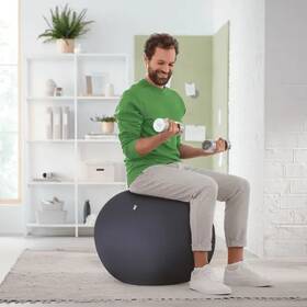 Sedací míč Leitz Ergo Anti-Roll Dark Grey, 75cm šedý

 obrázek produktu 6 z 9