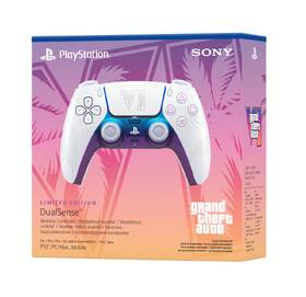 Bezdrátový ovladač Sony DualSense pro PS5 - Grand Theft Auto VI Limited Edition bílý

 obrázek produktu 8 z 8
