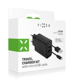 Nabíječka do sítě FIXED 2x USB, 15W Smart Rapid Charge + Micro USB kabel 1m černá

 obrázek produktu 2 z 2