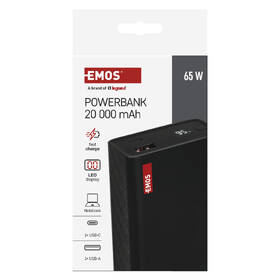 Powerbanka EMOS NTBF20, 20000 mAh, 65W černá

 obrázek produktu 13 z 15