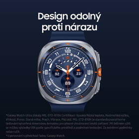 Chytré hodinky Samsung Galaxy Watch Ultra LTE (2025) šedá barva
