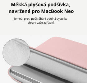 Pouzdro na notebook tomtoc LightA18 Sleeve - 13" MacBook Neo růžové

 obrázek produktu 7 z 8