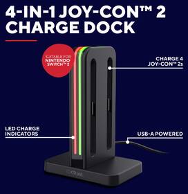 Dokovací stanice Trust GXT 1256, Nintendo Switch Joy-Con 2 černá

 obrázek produktu 6 z 8