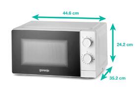 Mikrovlnná trouba Gorenje MO20CE1W5 bílá

 obrázek produktu 9 z 10