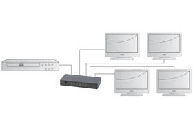 HDMI rozbočovač Digitus 1x4, podpora 4K černý

 obrázek produktu 2 z 3