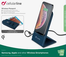Bezdrátová nabíječka CellularLine Wireless Passport, skládací, 10W modrá

 obrázek produktu 7 z 7