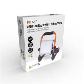 Reflektor Solight 30 W, 2700 lm, 4000 K, IP65, se sklopným stojanem oranžový

 obrázek produktu 4 z 4
