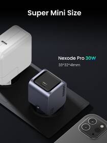 Nabíječka do sítě UGREEN Nexode Pro 30W GaN 1xUSB-C černá/šedá

 obrázek produktu 6 z 13