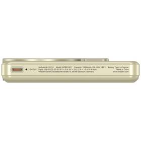 Powerbanka Verbatim magnetická, bezdrátová Charge 'n' Go C+C, displej, 10000 mAh zlatá

 obrázek produktu 4 z 7